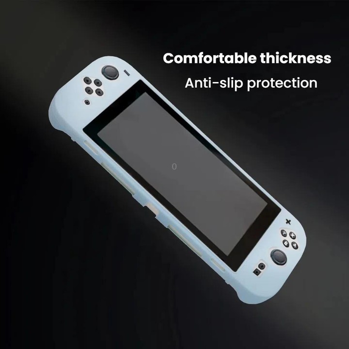 For Nintendo Switch 2 Game Console Silicone One-piece Protective Case(Blue)
