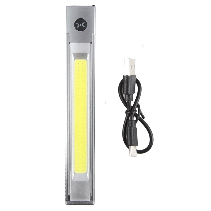DXC-512 Multifunctional Pen Lamp Work Flashlight with Red Laser Light(Silver)