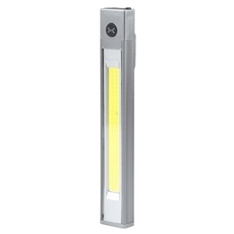 DXC-512 Multifunctional Pen Lamp Work Flashlight with Red Laser Light(Silver)