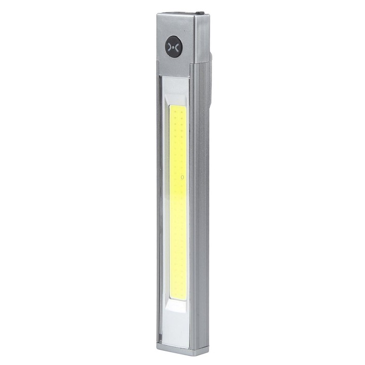 DXC-512 Multifunctional Pen Lamp Work Flashlight with Red Laser Light(Silver)