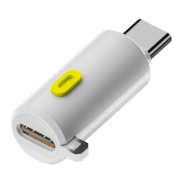 240W Type-C to Type-C Digital Display Adapter with Switch(White)
