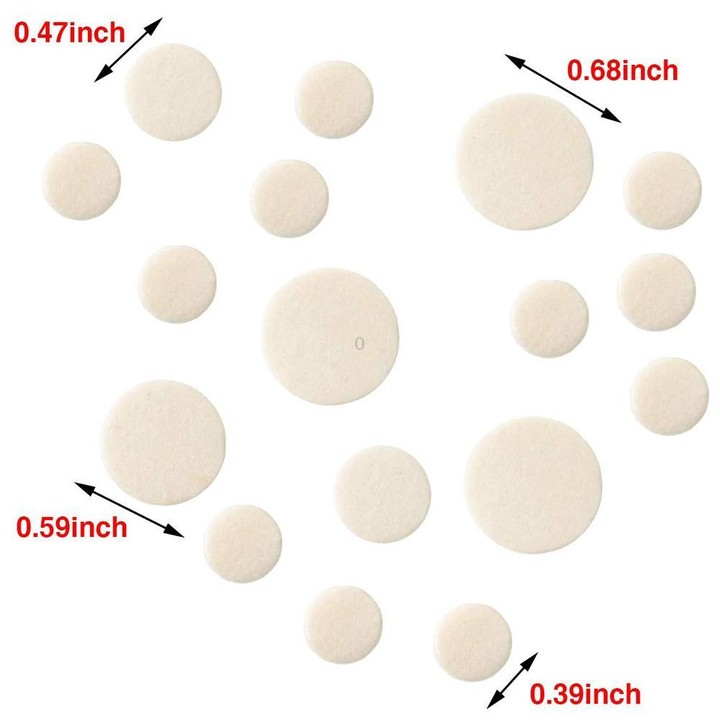 Black Pipe Interface Cork Piece B Flat Clarinet Tone Hole Pads