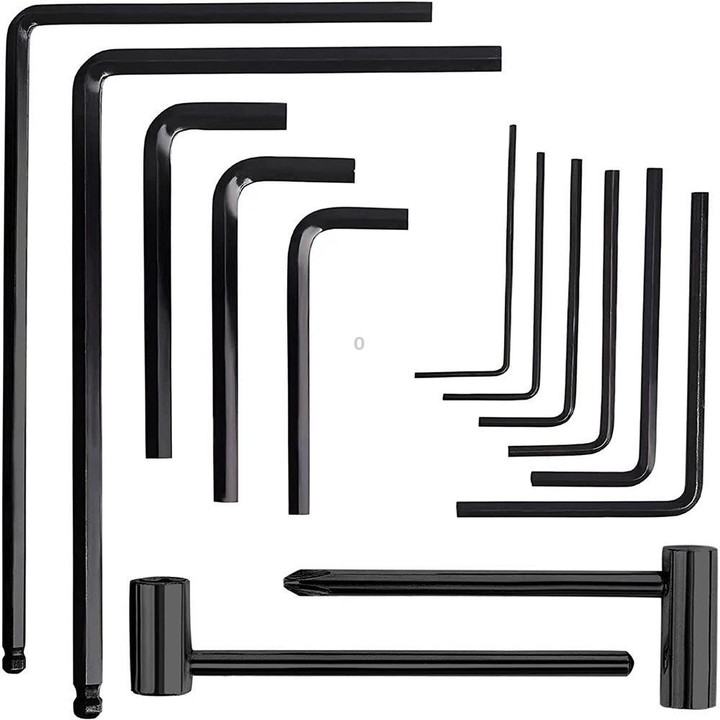 13pcs / Set Hexagon Wrenches For Guitar Repair Tools