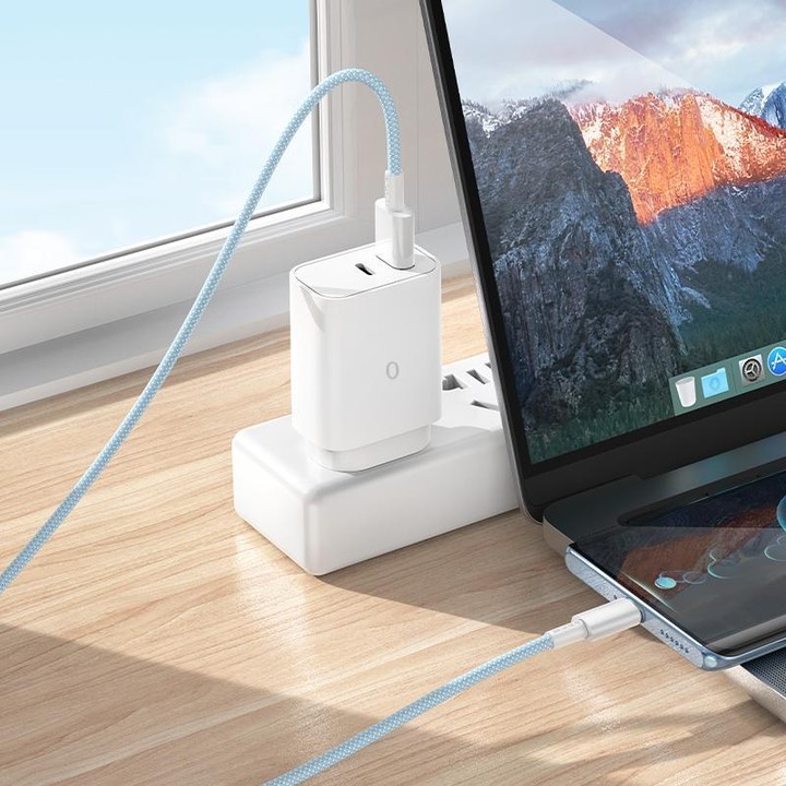 BOROFONE BX117 1m 3A USB to Type-C Source Charging Data Cable(White)