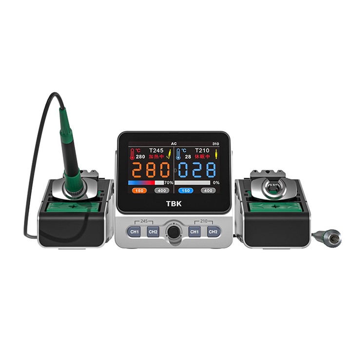 TBK 310 Intelligent Double-station Soldering Station, Plug:UK Plug