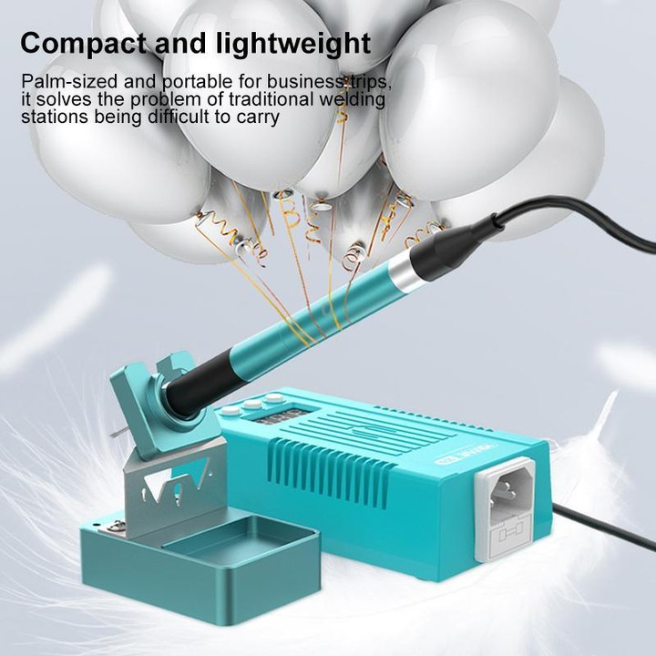 Uyue 8858 Portable Hot Air Gun BGA Desoldering Rework Station, Plug:EU Plug