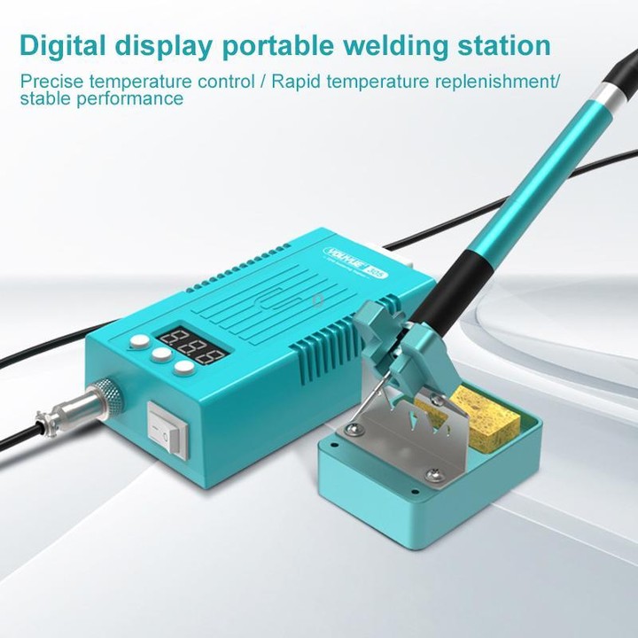 Uyue 8858 Portable Hot Air Gun BGA Desoldering Rework Station, Plug:EU Plug