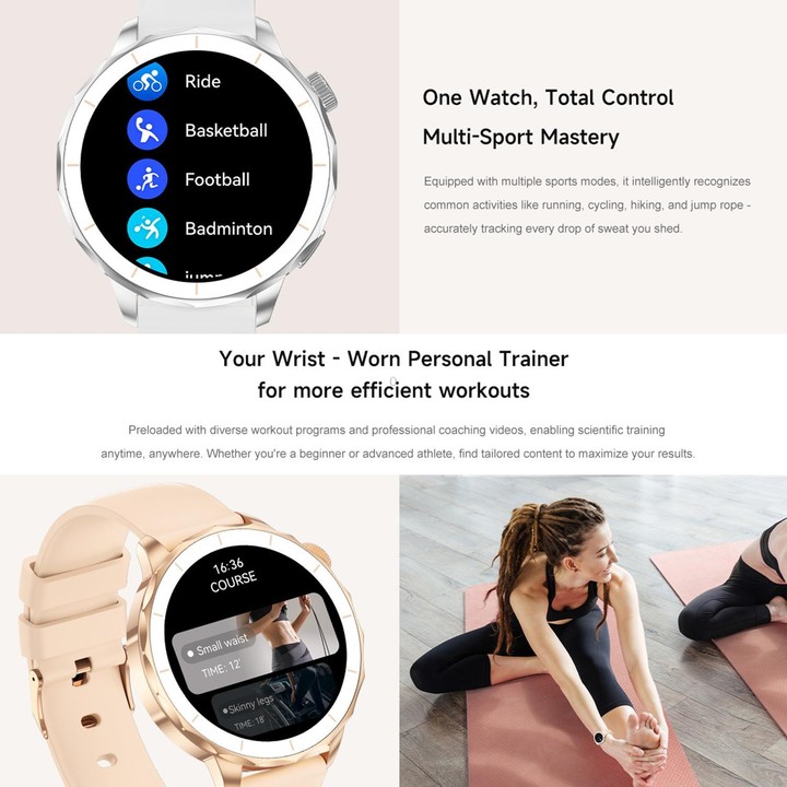 HD X2 Mini 1.32 inch AMOLED Screen Smart Watch IP68 Waterproof Support BT Call(Black)
