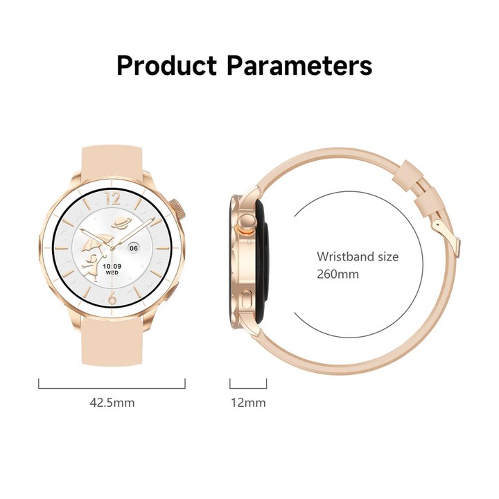 HD X2 Mini 1.32 inch AMOLED Screen Smart Watch IP68 Waterproof Support BT Call(Black)