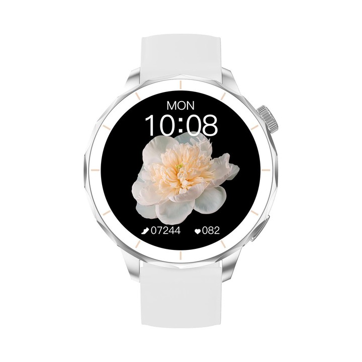 HD X2 Mini 1.32 inch AMOLED Screen Smart Watch IP68 Waterproof Support BT Call(Silver)