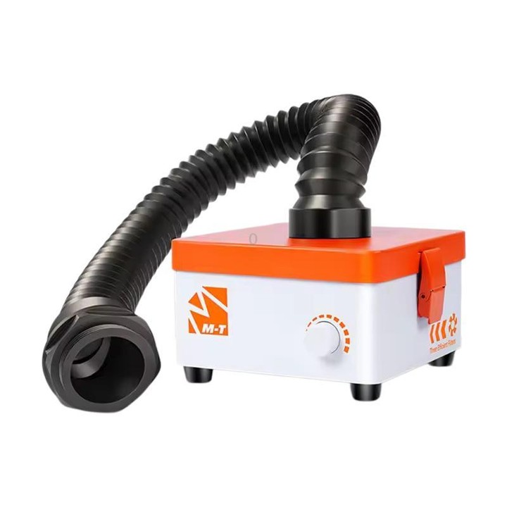 CP-308 Desktop Smoking Apparatus Solder Fume Purifier, Plug:US Plug(White)