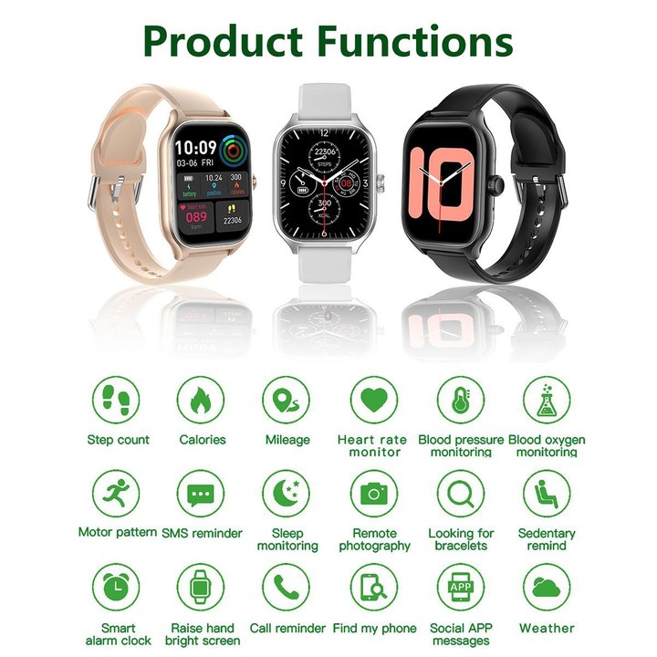 C26 Pro 1.44 inch TFT Screen BT Sports Smart Watch(Black)