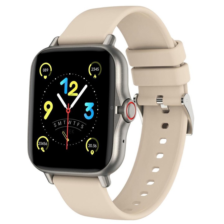 C26 Pro 1.44 inch TFT Screen BT Sports Smart Watch(Apricot)