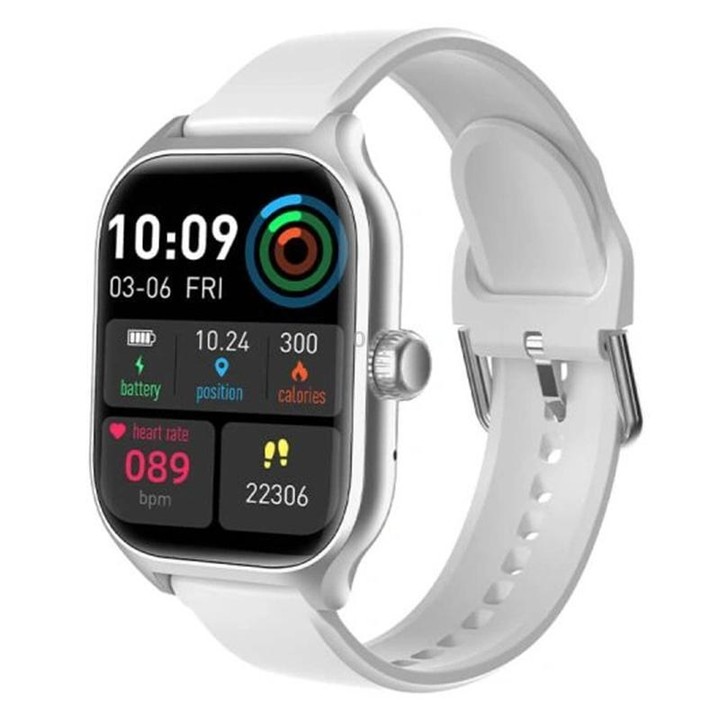 C20 Pro 1.73 inch TFT Screen BT Sports Smart Watch(Silver)