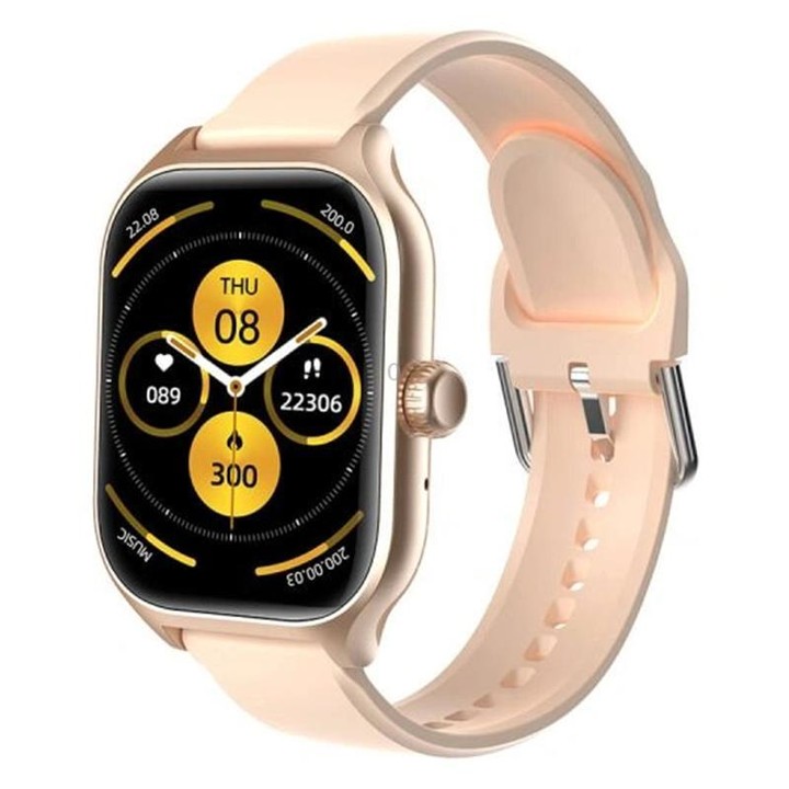 C28 Pro 2.19 inch TFT Screen BT Sports Smart Watch(Apricot)