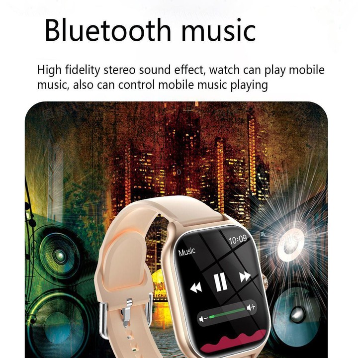 C28 Pro 2.19 inch TFT Screen BT Sports Smart Watch(Apricot)