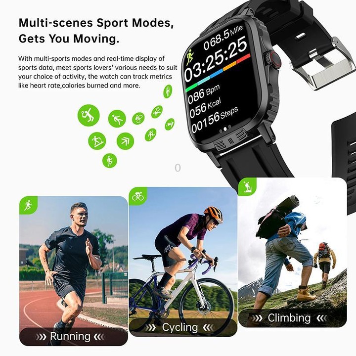 C29 Pro 2.19 inch TFT Screen BT Sports Smart Watch(Silver)