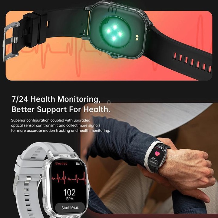 C29 Pro 2.19 inch TFT Screen BT Sports Smart Watch(Silver)