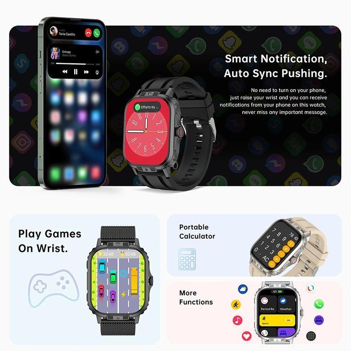 C29 Pro 2.19 inch TFT Screen BT Sports Smart Watch(Silver)