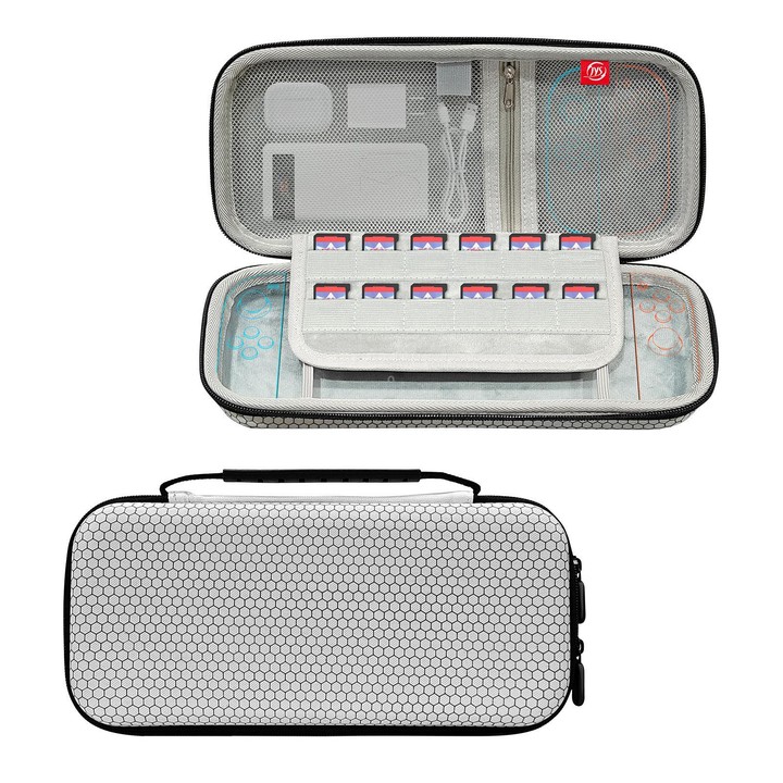 For Nintendo Switch 2 EVA Shockproof Portable Storage Handbag(White)