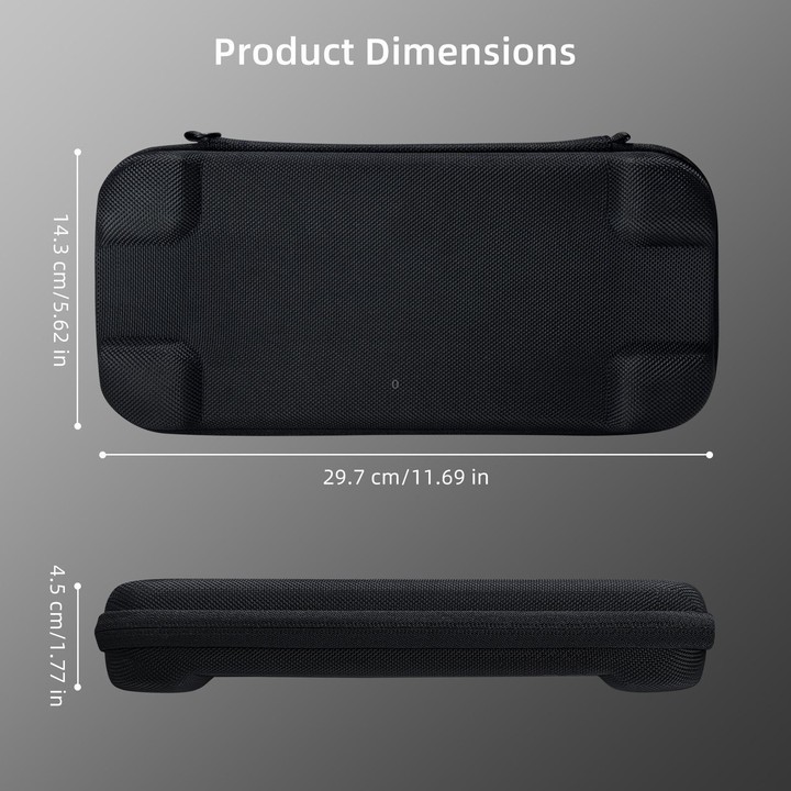 For Nintendo Switch 2 EVA Portable Shockproof Waterproof Portable Game Console Storage Bag(Black)