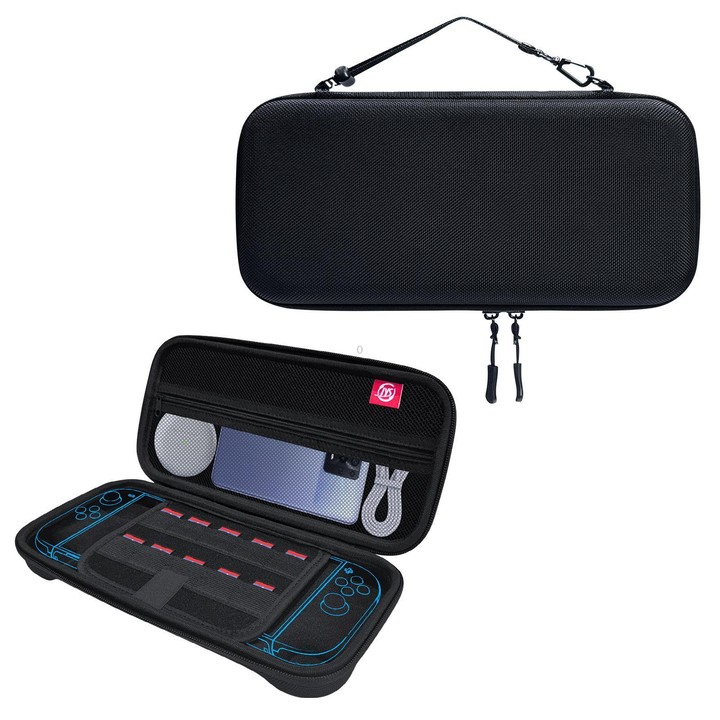 For Nintendo Switch 2 EVA Portable Shockproof Waterproof Portable Game Console Storage Bag(Black)