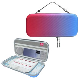 For Nintendo Switch 2 EVA Portable Shockproof Waterproof Portable Game Console Storage Bag(Red Blue)