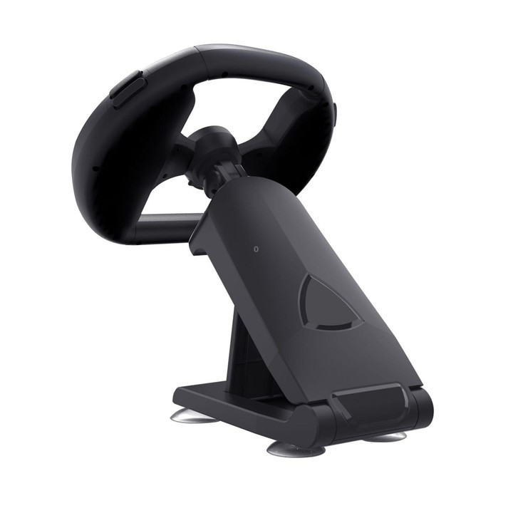 For Nintendo Switch 2 Desktop Racing Steering Wheel Stand(Black)