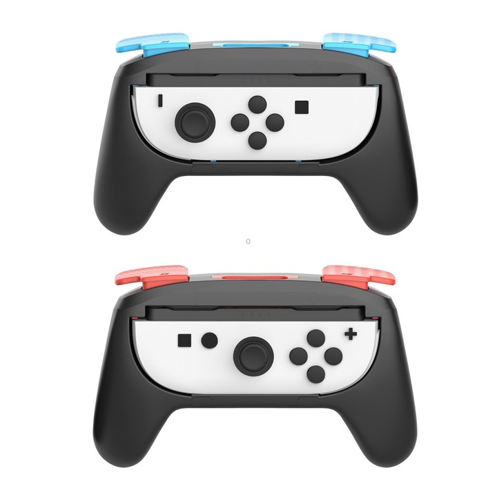 For Nintendo Switch 2 2pcs Game Handle Sports Grip(Color Key Red and Blue)