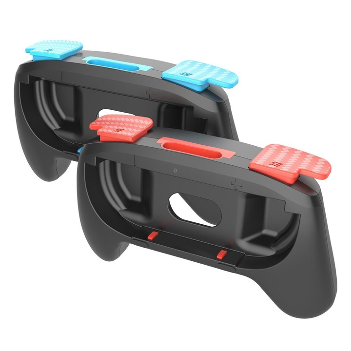 For Nintendo Switch 2 2pcs Game Handle Sports Grip(Color Key Red and Blue)