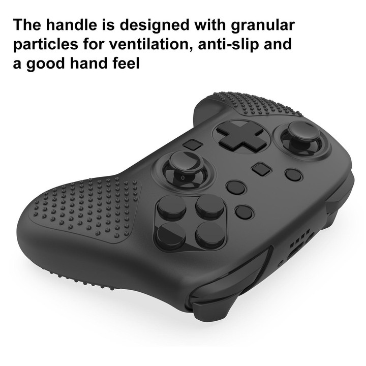 For Nintendo Switch 2 Pro GP-381 Game Controller Silicone Protective Case(Black)