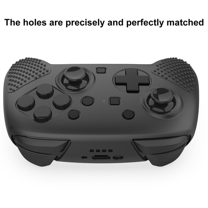 For Nintendo Switch 2 Pro GP-381 Game Controller Silicone Protective Case(Black)