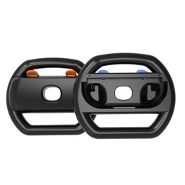 For Nintendo Switch 2 Joy-Con 1pair iPlay HBS-2813 Controller Racing Simple Steering Wheel(Black)