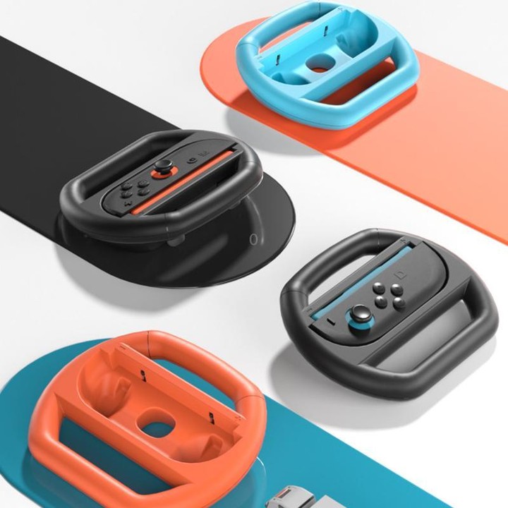 For Nintendo Switch 2 Joy-Con 4pcs iPlay HBS-2813-C Simple Racing Steering Wheel Controller
