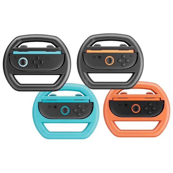 For Nintendo Switch 2 Joy-Con 4pcs iPlay HBS-2813-C Simple Racing Steering Wheel Controller