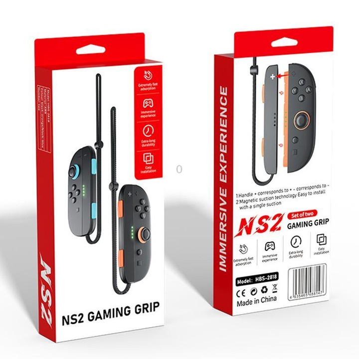 For Nintendo Switch 2 Joy-Con 1pair iPlay HBS-2818 Left and Right Handle Straps(Black)