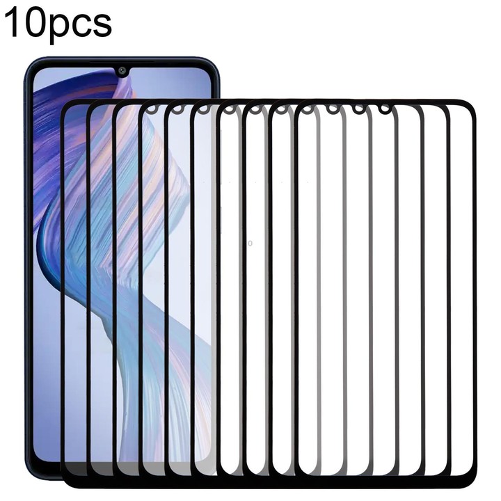 For Samsung Galaxy F05 SM-E055F 10pcs Front Screen Outer Glass Lens with OCA Optically Clear Adhesive