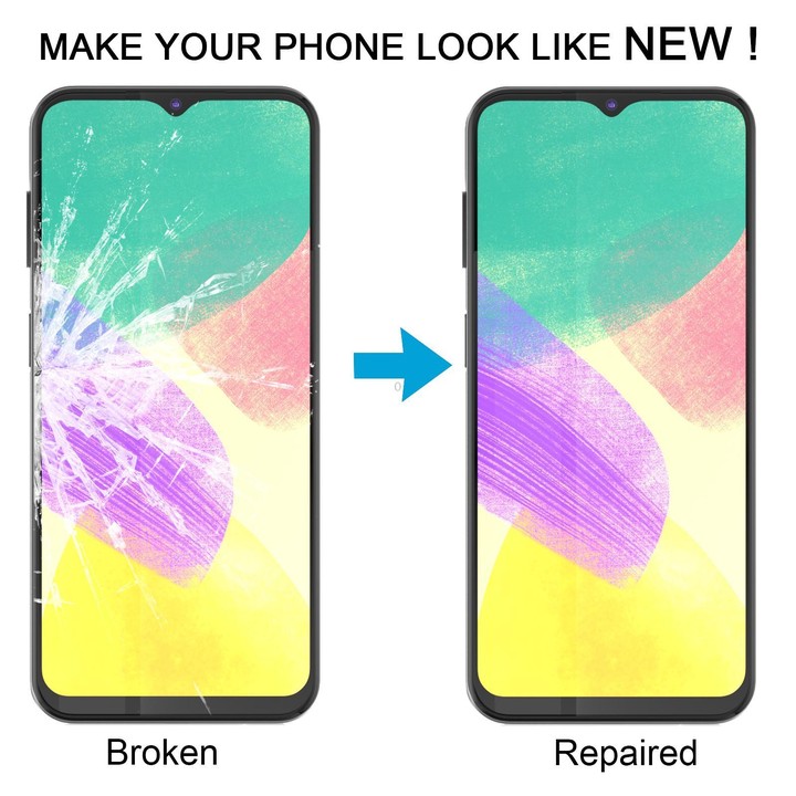 For Samsung Galaxy F14 4G SM-E145F 10pcs Front Screen Outer Glass Lens with OCA Optically Clear Adhesive