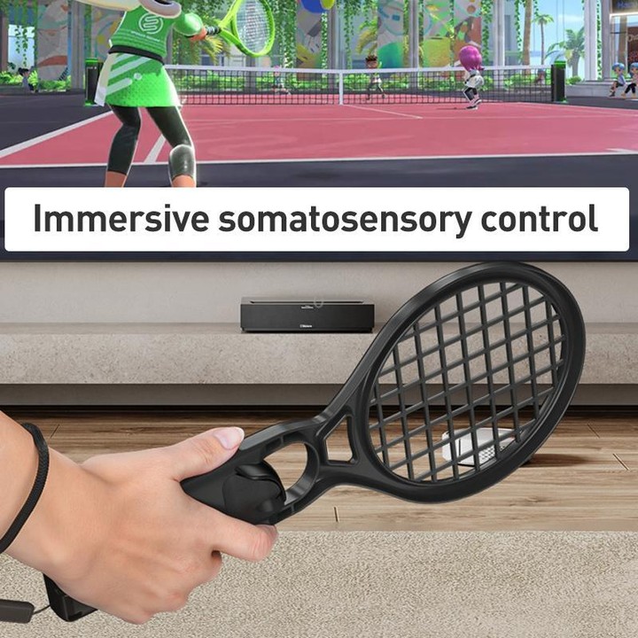 For Nintendo Switch 2 Joy-Con 1pair iPlay HBS-2839 Left and Right Handle Tennis Rackets(Black)