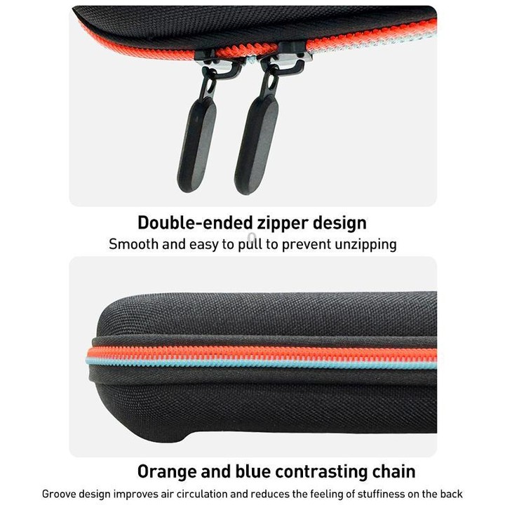 For Nintendo Switch 2 iPlay HBS-2840 Handle Protection Set Storage Bag(Black)