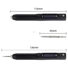 S20 20W 9V Handheld Precision Soldering Iron with 3 Soldering Tips(EU Plug)