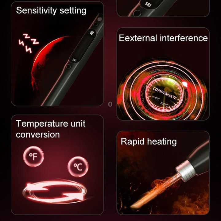 S20 20W 9V Handheld Precision Soldering Iron with 3 Soldering Tips(US Plug)
