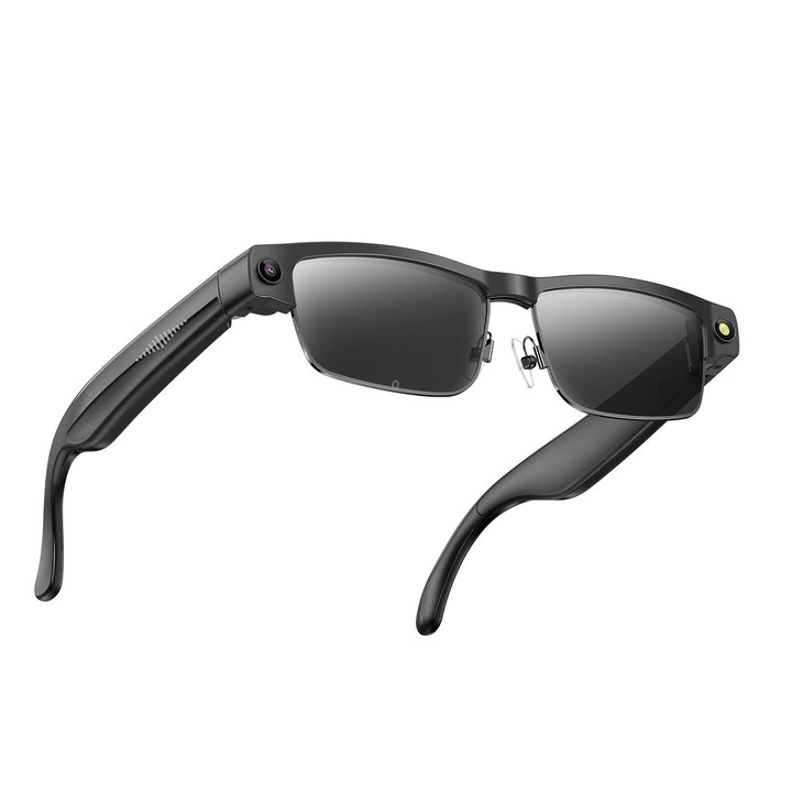 L802 Smart Glasses with 8MP HD Camera Video Recording WiFi Transmission Al Smart Voice Assistant Smart Wearable Headset(Sunglass