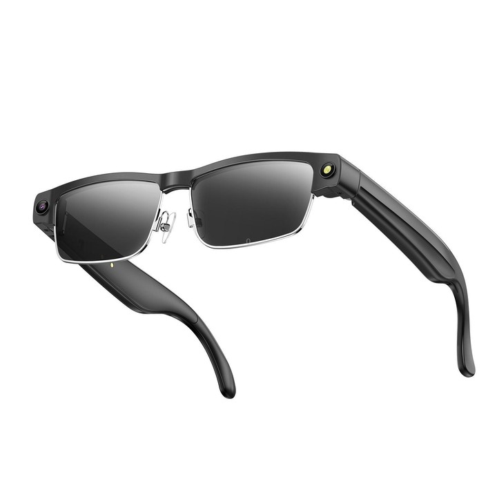 L802 Smart Glasses with 8MP HD Camera Video Recording WiFi Transmission Al Smart Voice Assistant Smart Wearable Headset(Sunglass