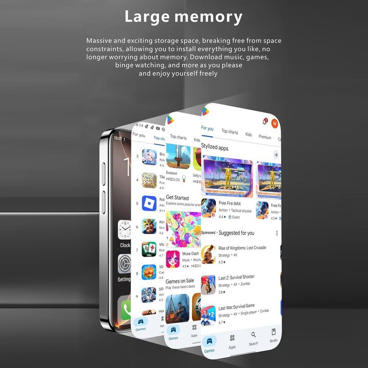 Melrose S17 Max, 4GB+64GB, 3.75 inch Android 12.0 MTK6765 Octa Core, Network: 4G, Dual SIM, Support Google Play(Pink)