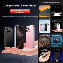 Melrose S17 Max, 4GB+64GB, 3.75 inch Android 12.0 MTK6765 Octa Core, Network: 4G, Dual SIM, Support Google Play(Pink)