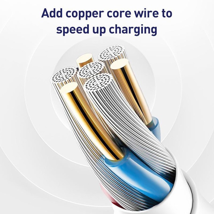 ZGA CB05 5A USB to Type-C Fully Compatible Fast Charging Data Cable, Length: 1m(White)