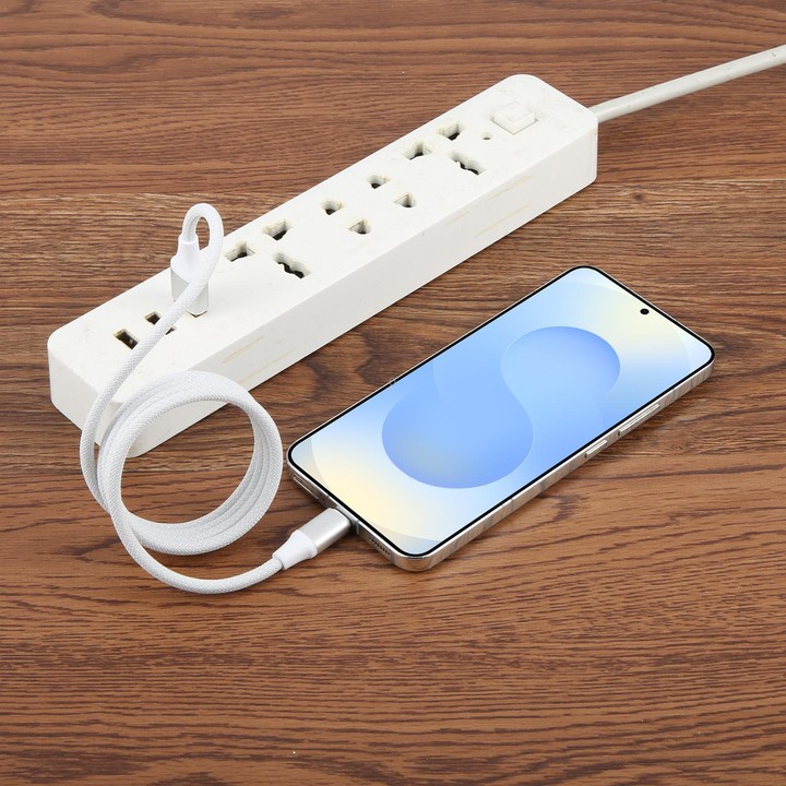 ZGA CB11 5A USB to Type-C Aluminum Alloy Magnetic Data Cable, Length: 1m(White)