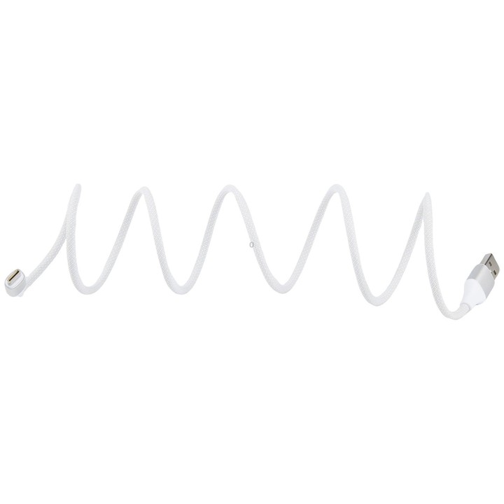 ZGA CB11 5A USB to Type-C Aluminum Alloy Magnetic Data Cable, Length: 1m(White)