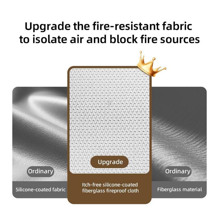 MOMAX SR53E 1-World Airliner Fireproof Storage Bag, Size: 218x235mm(Grey)